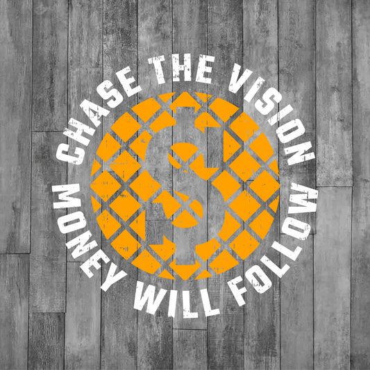 DEZERT GRAPHIC WORX, DTF TRANSFER,CHASE THE VISION