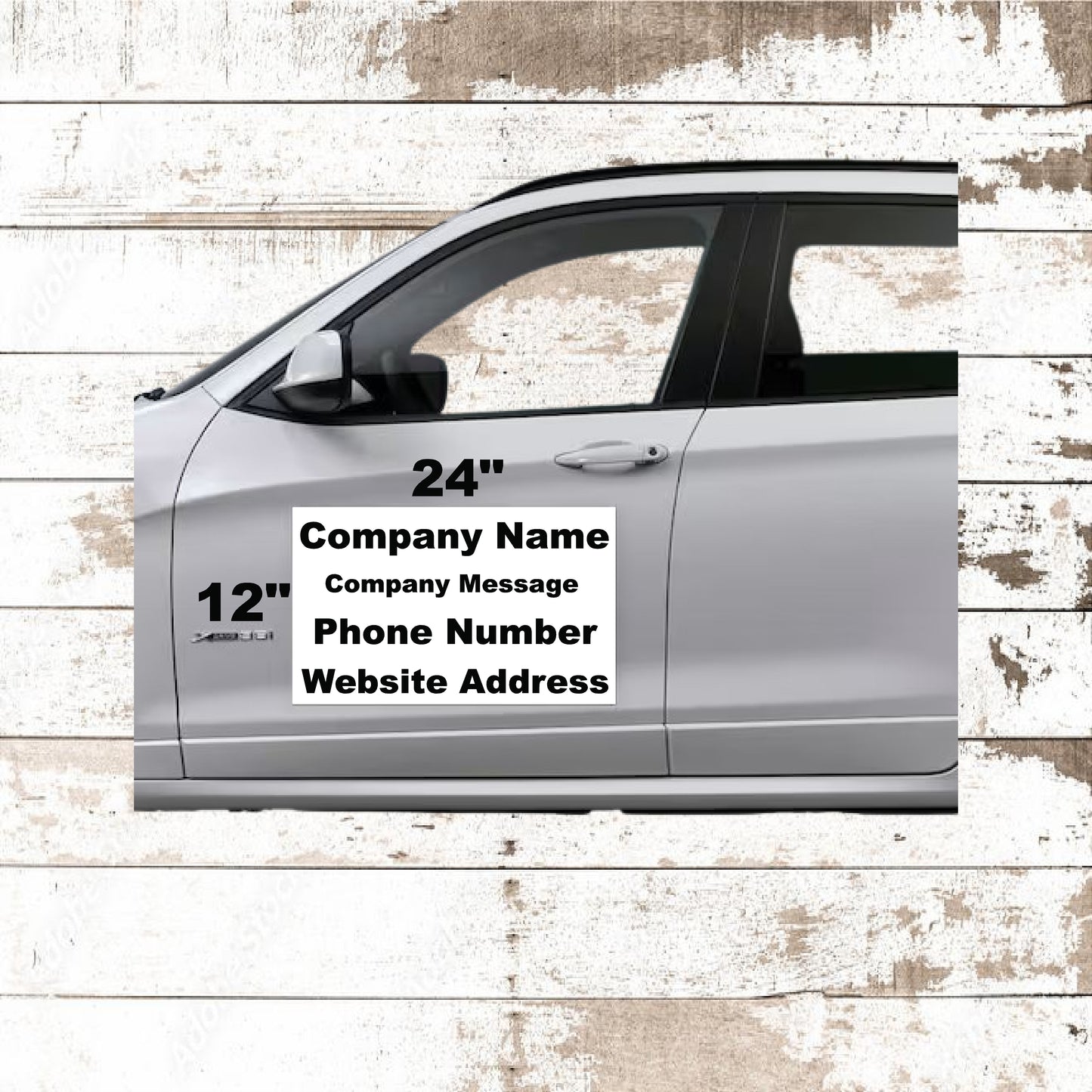 Dezert Graphic Worx, custom vehicle magnet sign