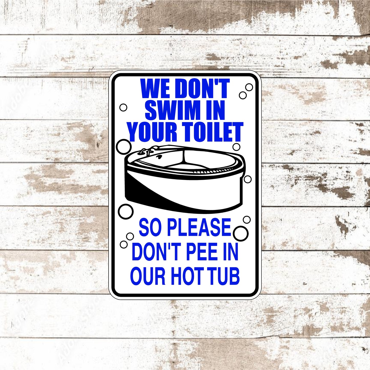 Dezert Graphic Worx,hot tub,pool,sign,aluminum