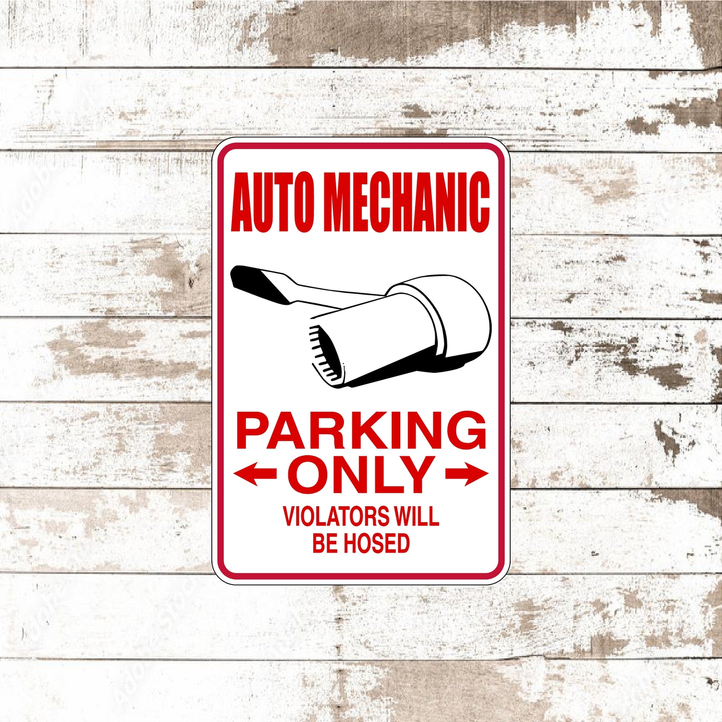 Dezert Graphic Worx,auto mechanic,sign,aluminum
