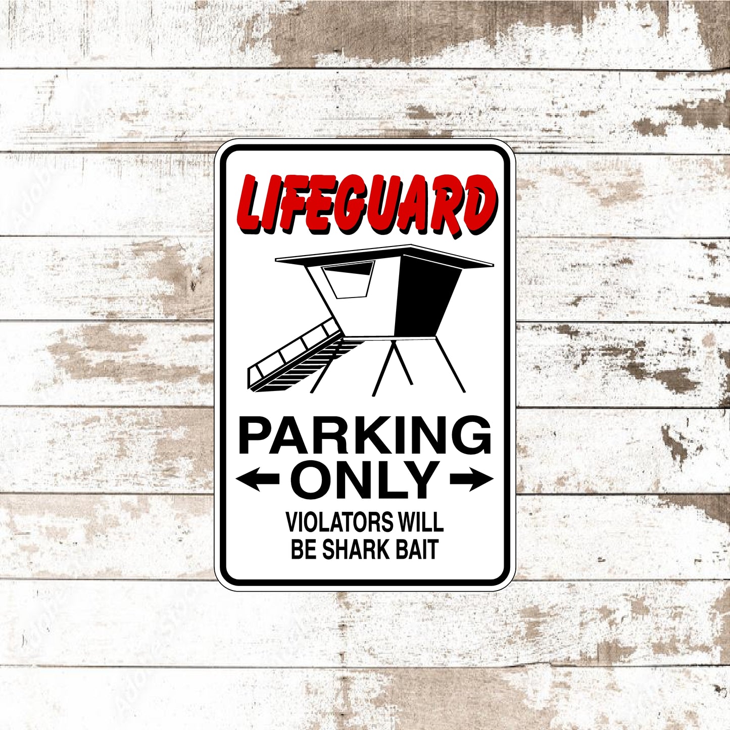 Dezert Graphic Worx,lifeguard,sign,aluminum