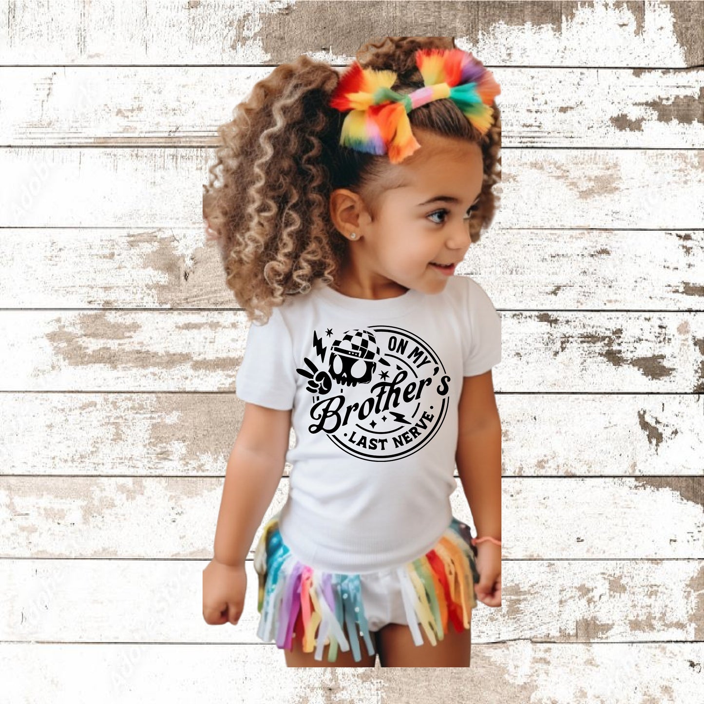 ON MY BROTHERS LAST NERVE TODDLER T-SHIRT