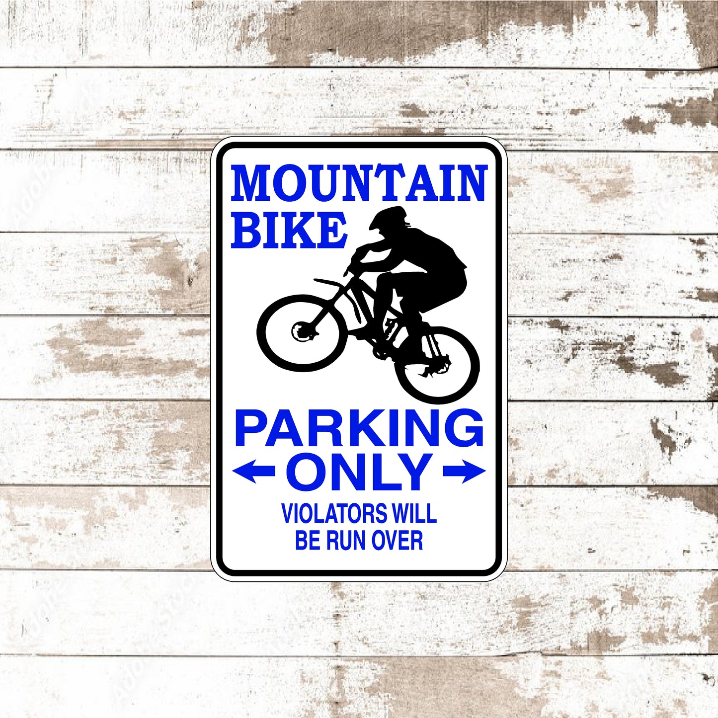 Dezert Graphic Worx,mountain bike,sign,aluminum