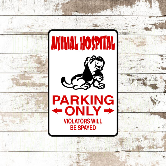 Dezert Graphic Worx,animal hospital,sign,aluminum