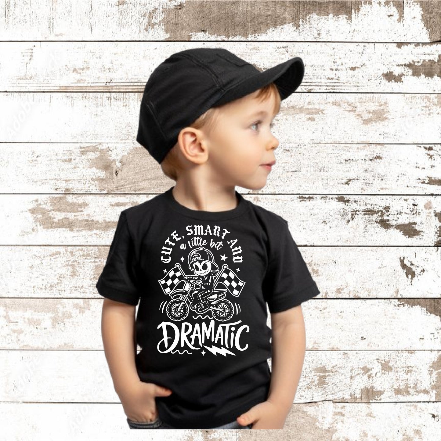 CUTE SMART AND A LITTLE DRAMATIC TODDLER T-SHIRT