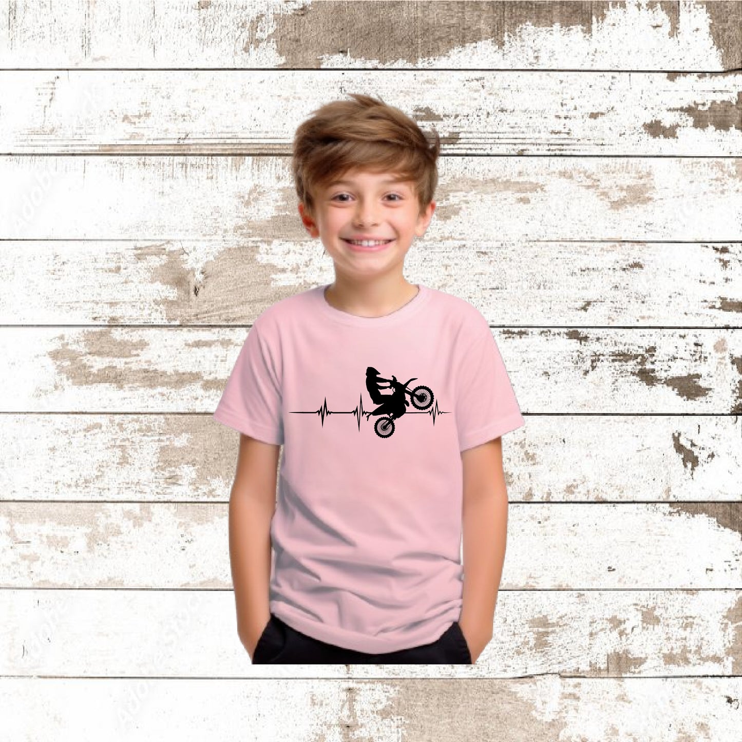 MOTOCROSS EKG DIRT BIKE YOUTH T-SHIRT