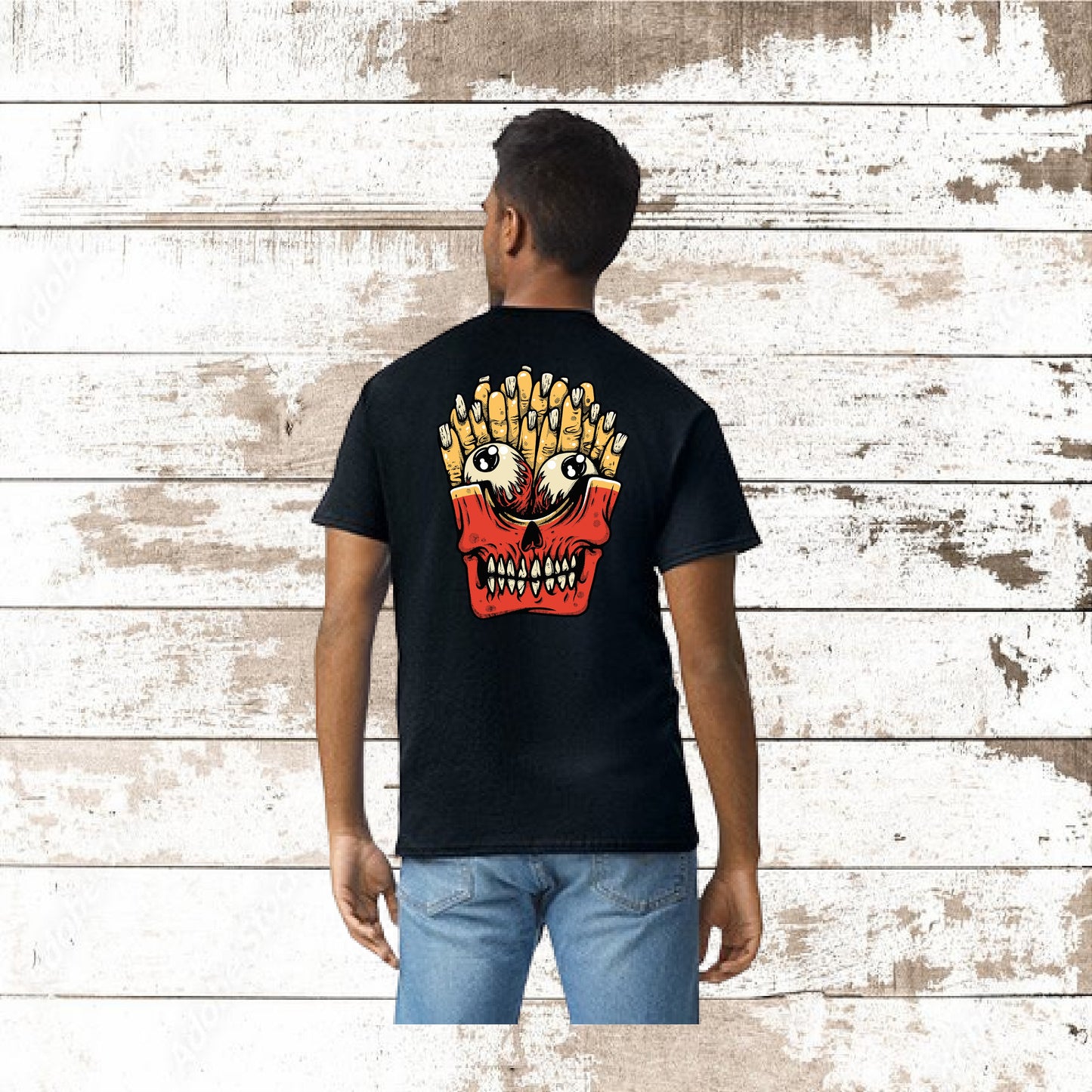 SKULL FINGER FRIES T-SHIRT