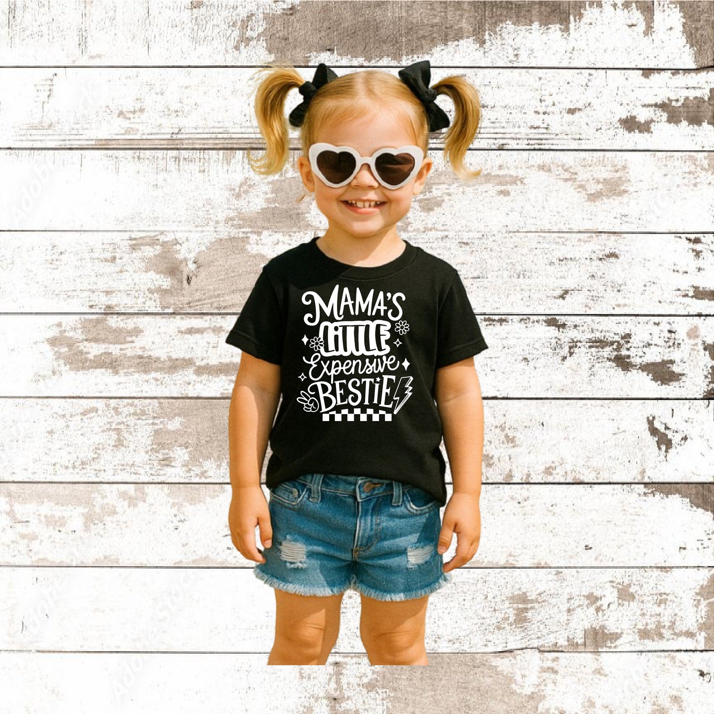 MAMA'S LITTLE EXPENSIVE BESTIE TODDLER T-SHIRT