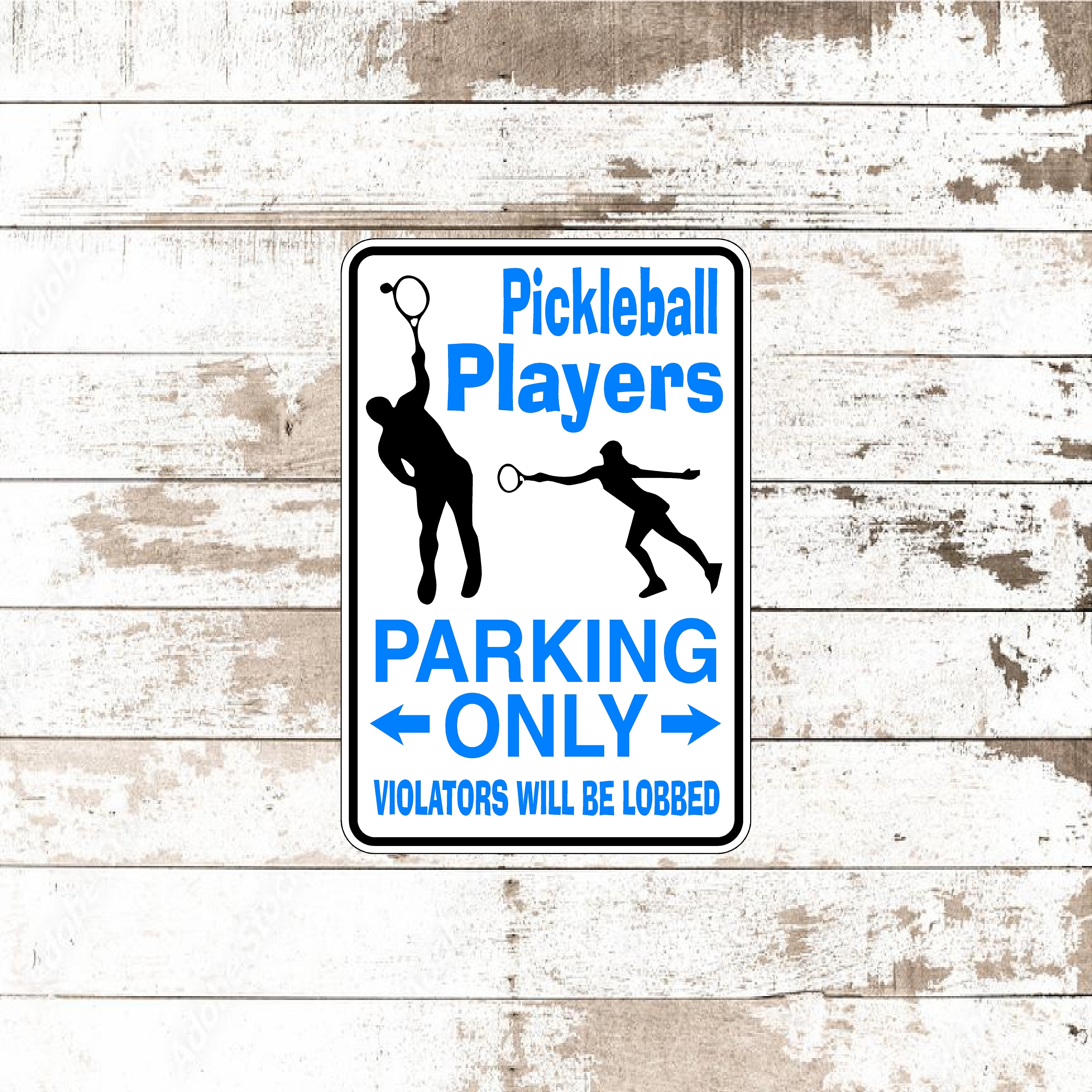Fast Signs Pickleball Racket Pickleball Sign - Dezert Graphic Worx
