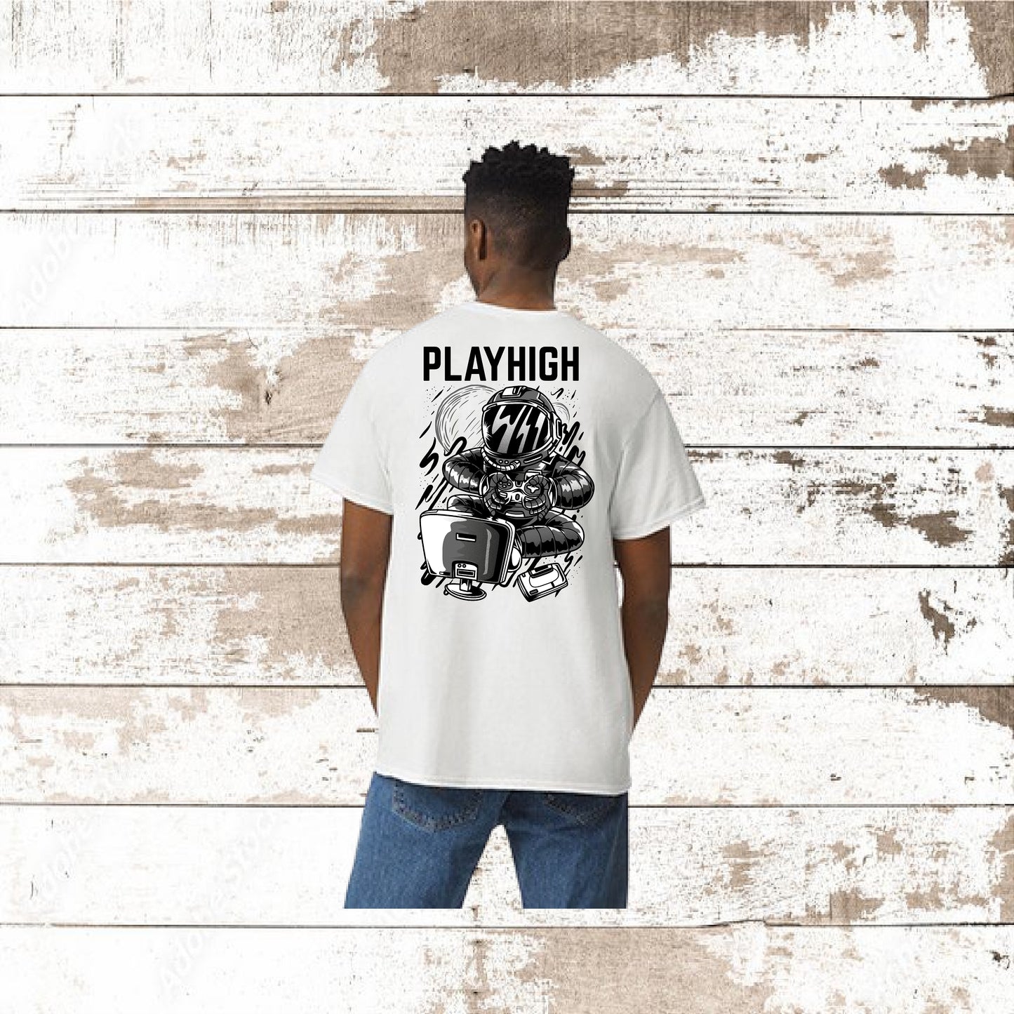 VIDEO GAME PALY HIGH T-SHIRT