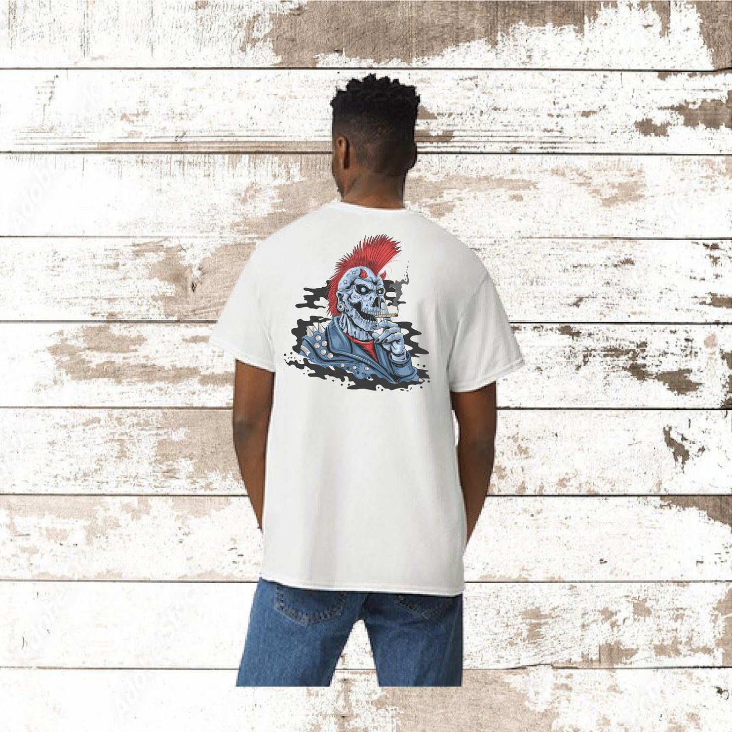 SKULL SMOKING T-SHIRT