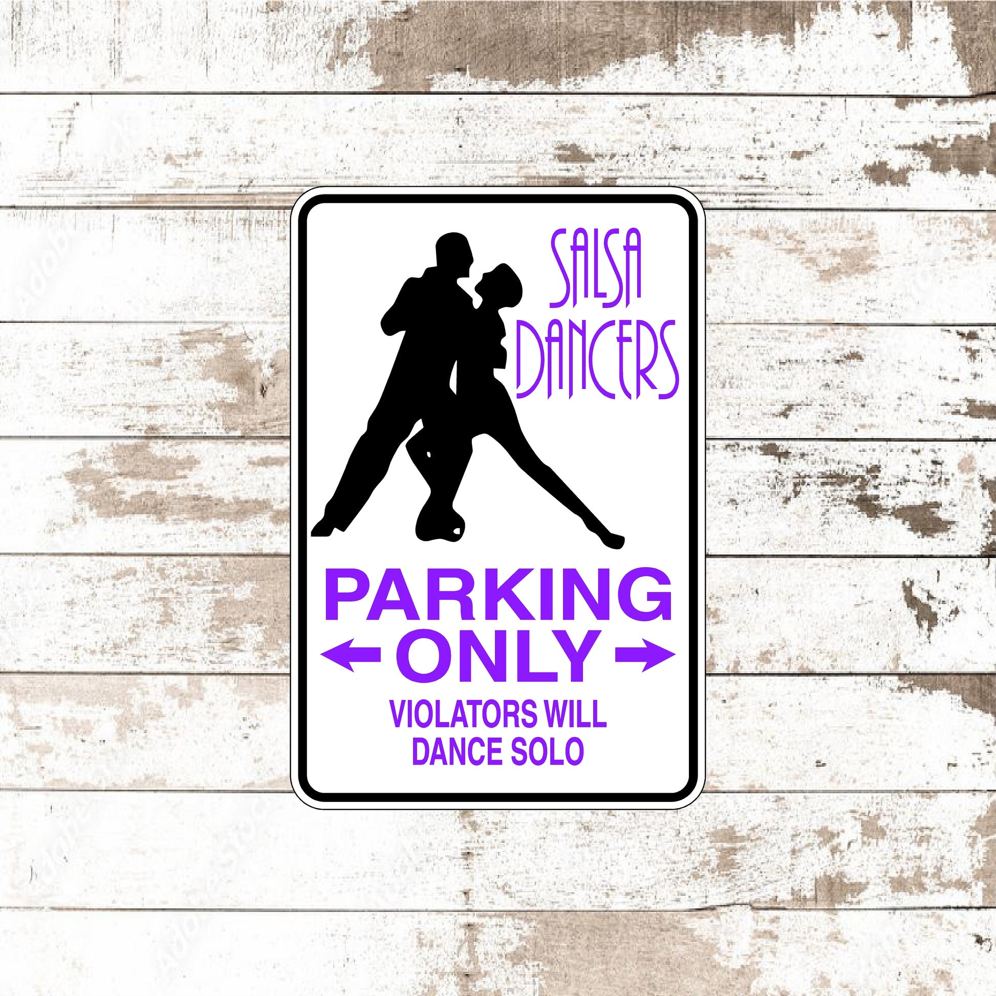 Dezert Graphic Worx,salsa dancer,sign,aluminum