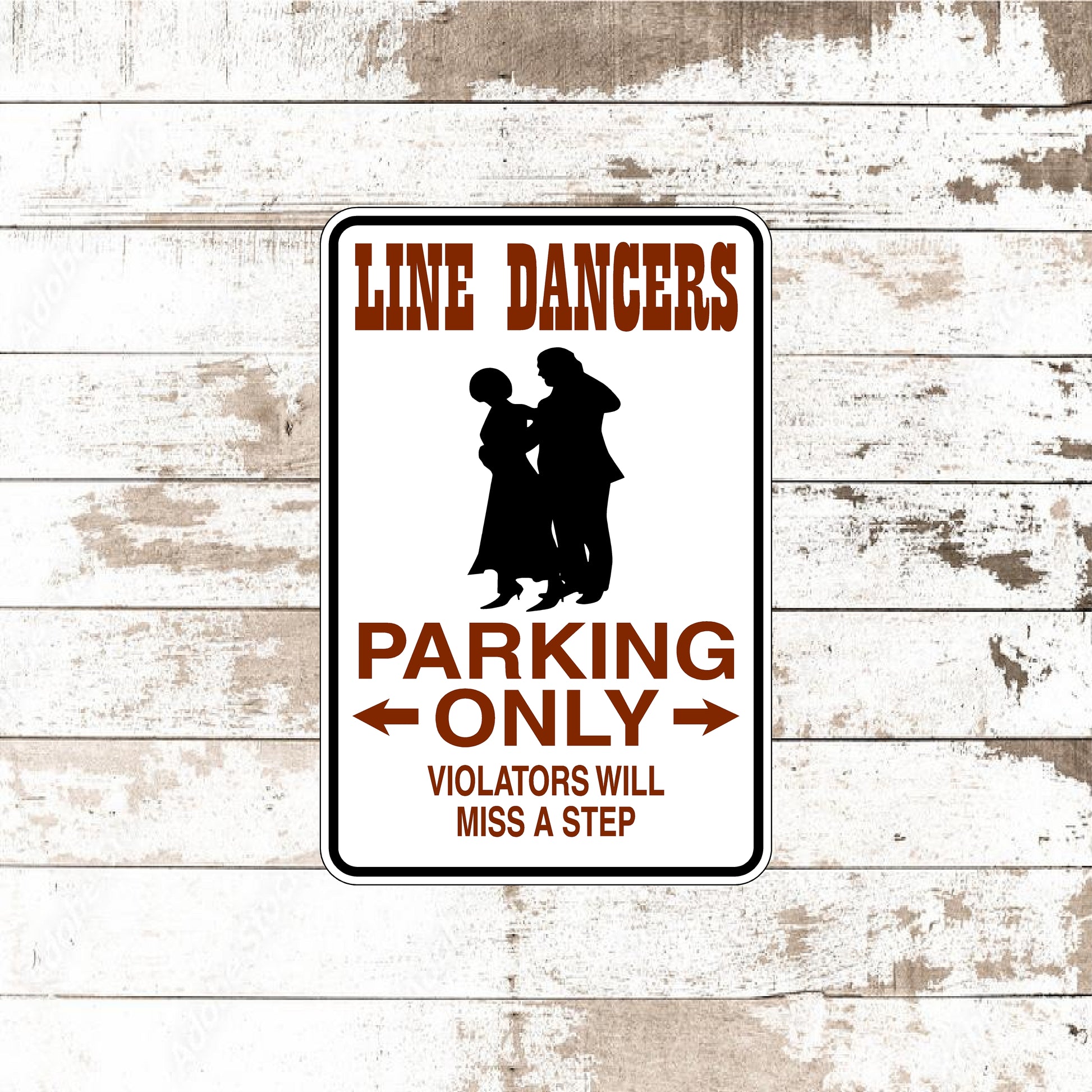 Dezert Graphic Worx,line dancing,sign,aluminum