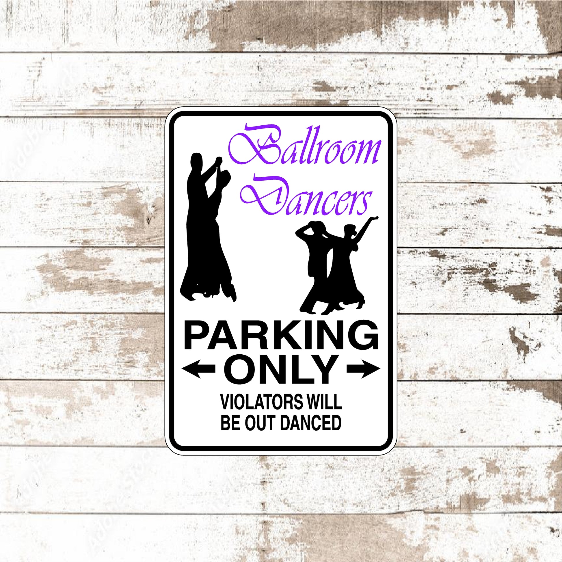 Dezert Graphic Worx,sign,aluminum,Ballroom Dancer,dancer