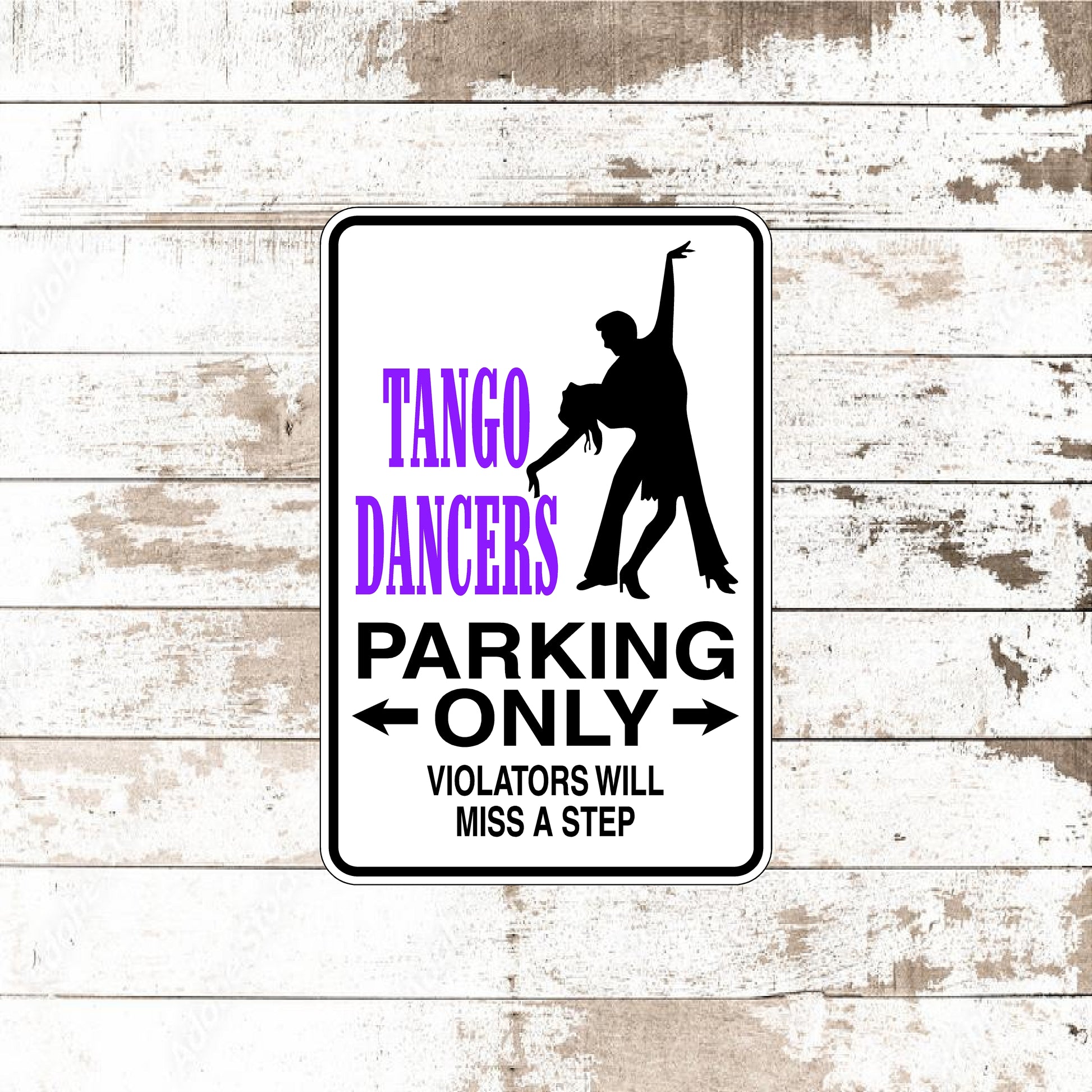 Dezert Graphic Worx,tango dancer,sign,aluminum