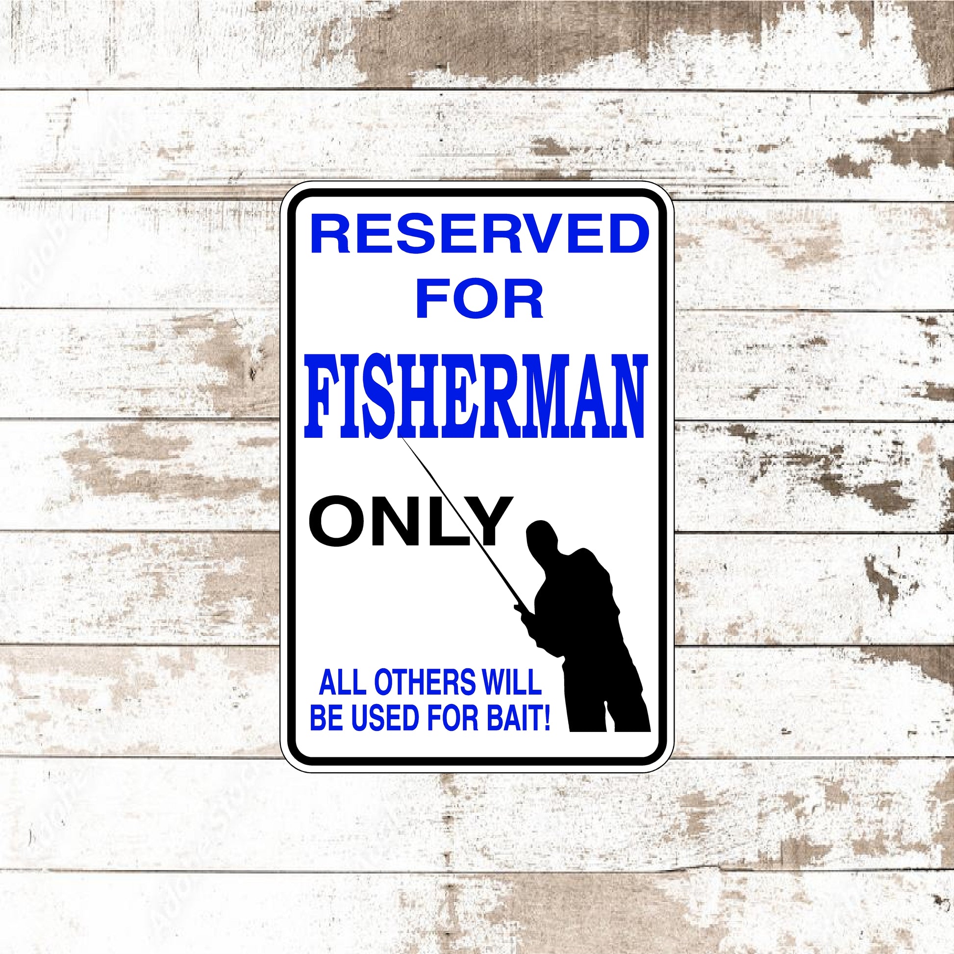 Dezert Graphic Worx,fishing,sign,aluminum