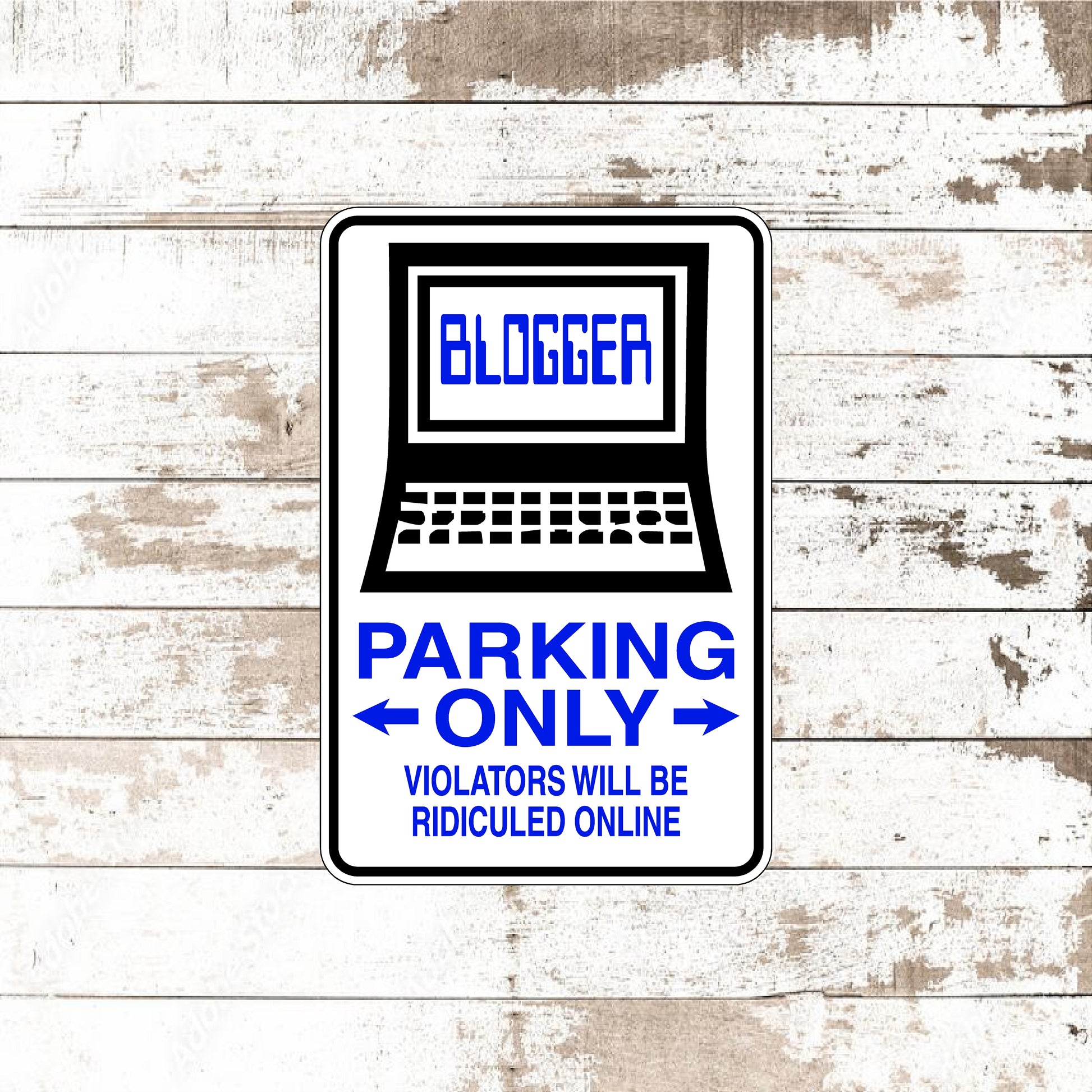 Dezert Graphic Worx,blogger,sign,aluminum