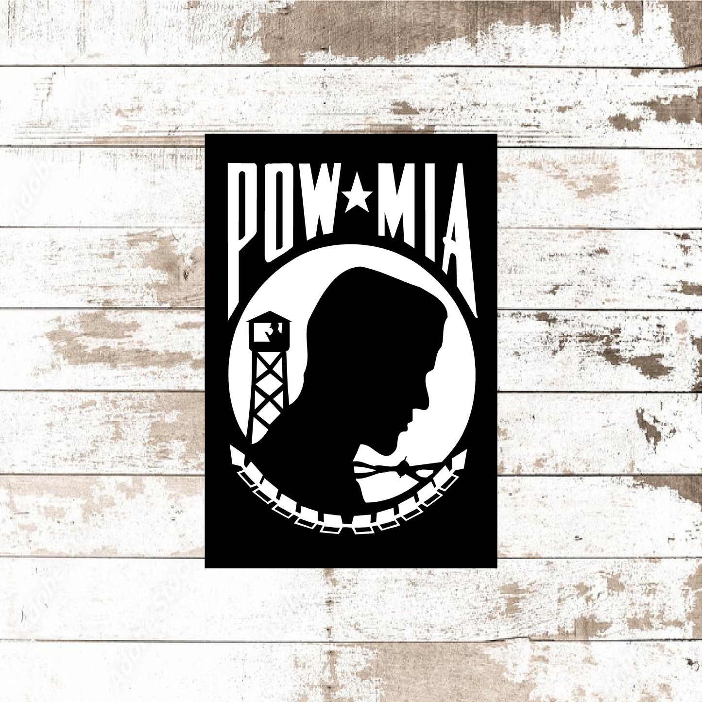 Dezert Graphic Worx,pow, mia,sign,aluminum