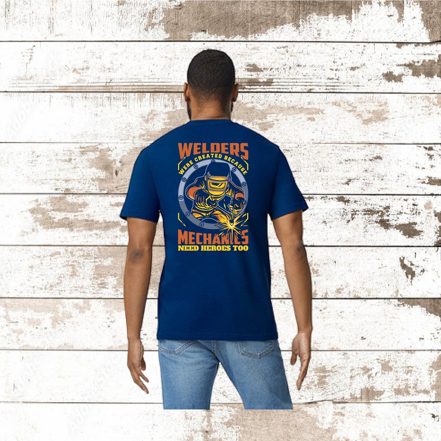 WELDERS MECHANICS NEED HEROES TOO T-SHIRT