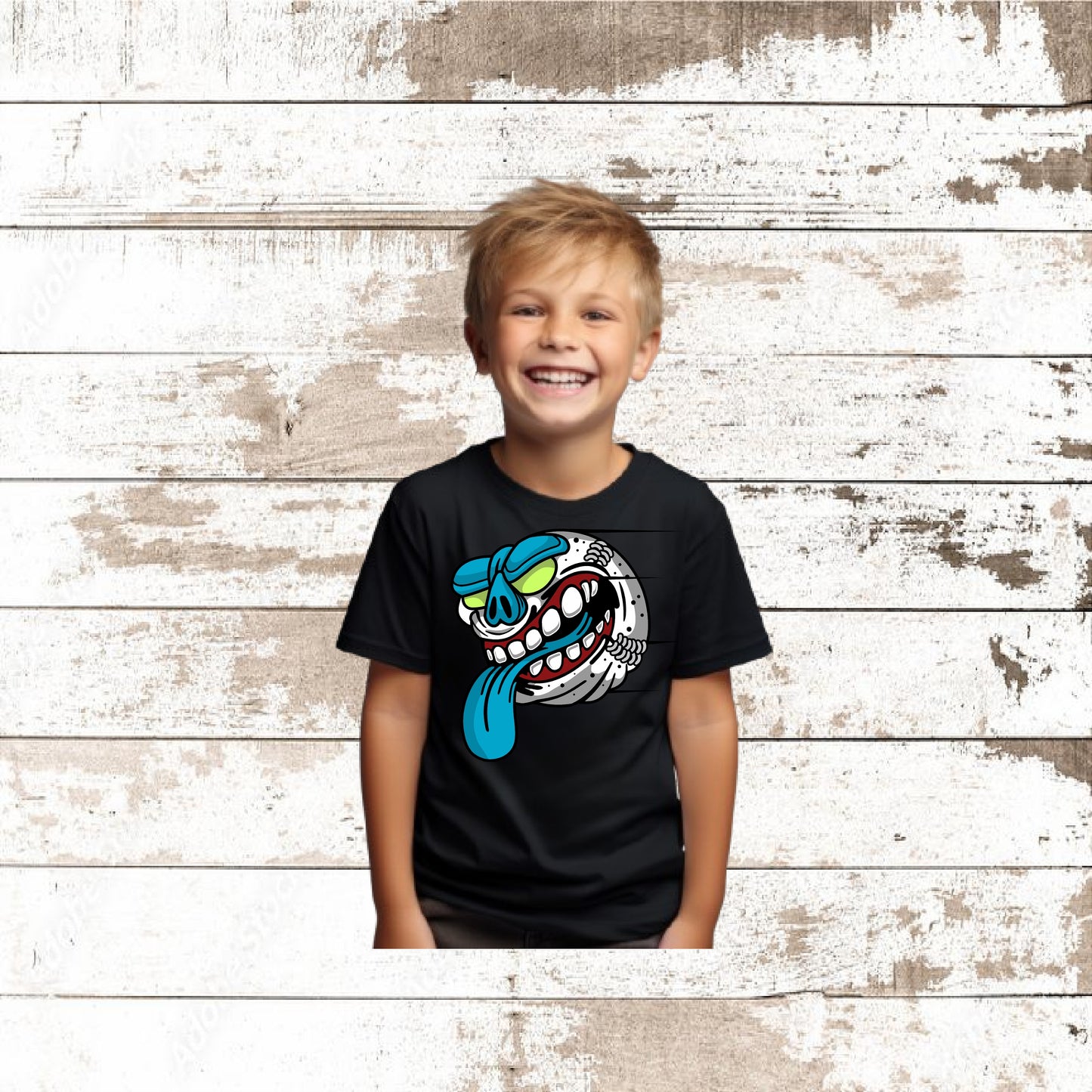 BASEBALL SCREAMING BASEBALL YOUTH T-SHIRT