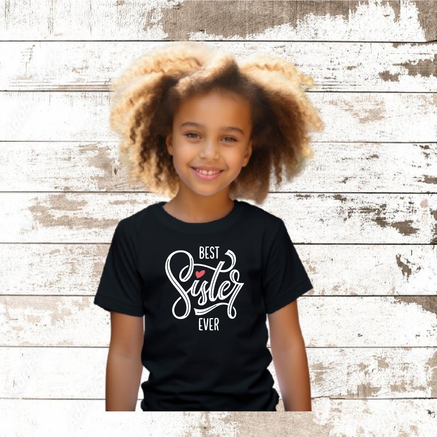 Best Sister Ever Youth T-Shirt – Fun Graphic Tee for Girls