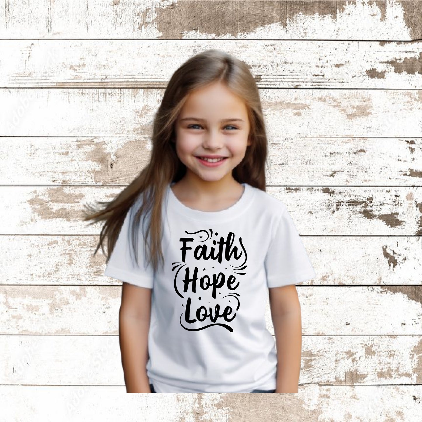 FAITH, HOPE, LOVE YOUTH T-SHIRT