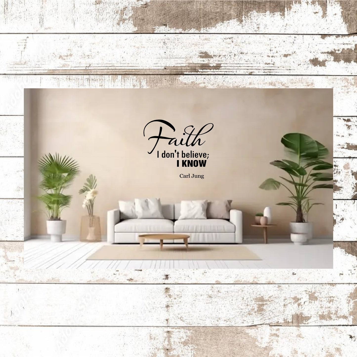 FAITH WALL ART DECAL