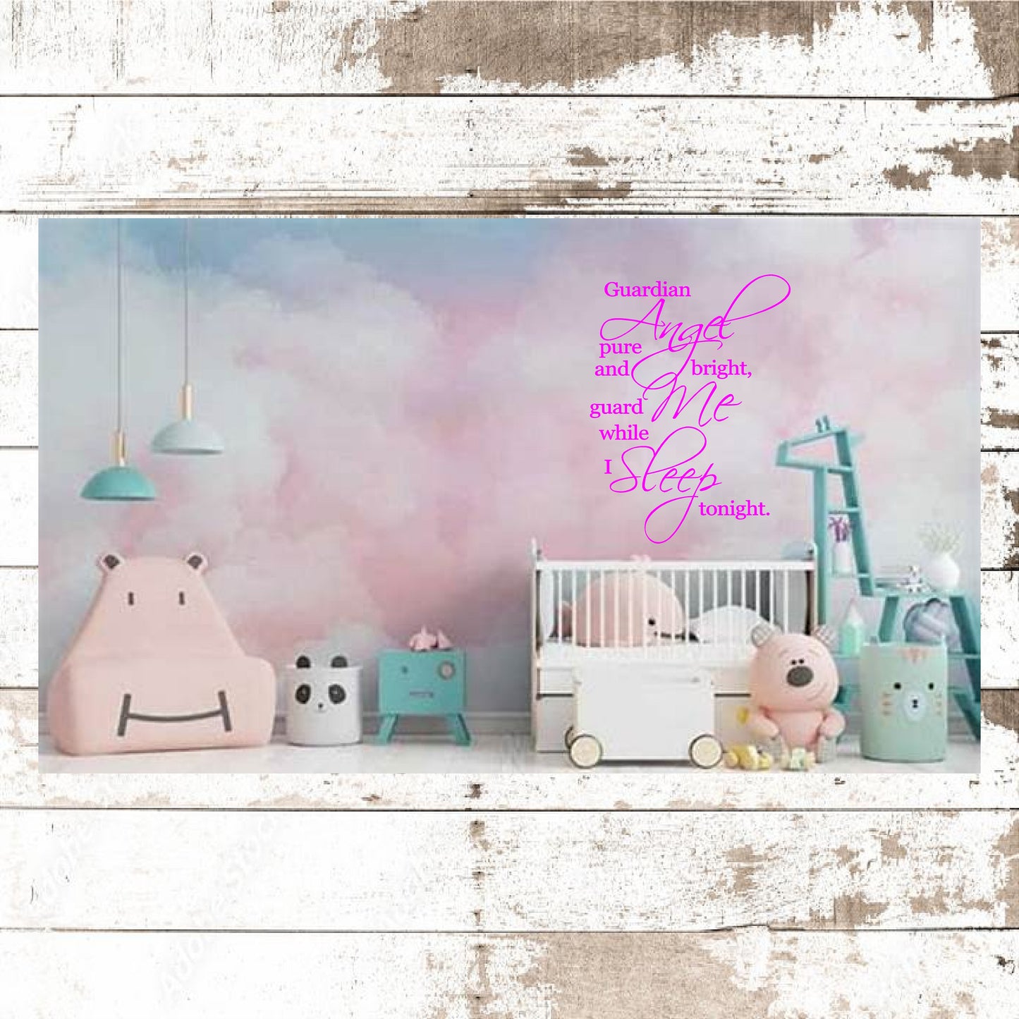 GUARDIAN ANGEL WALL ART DECAL