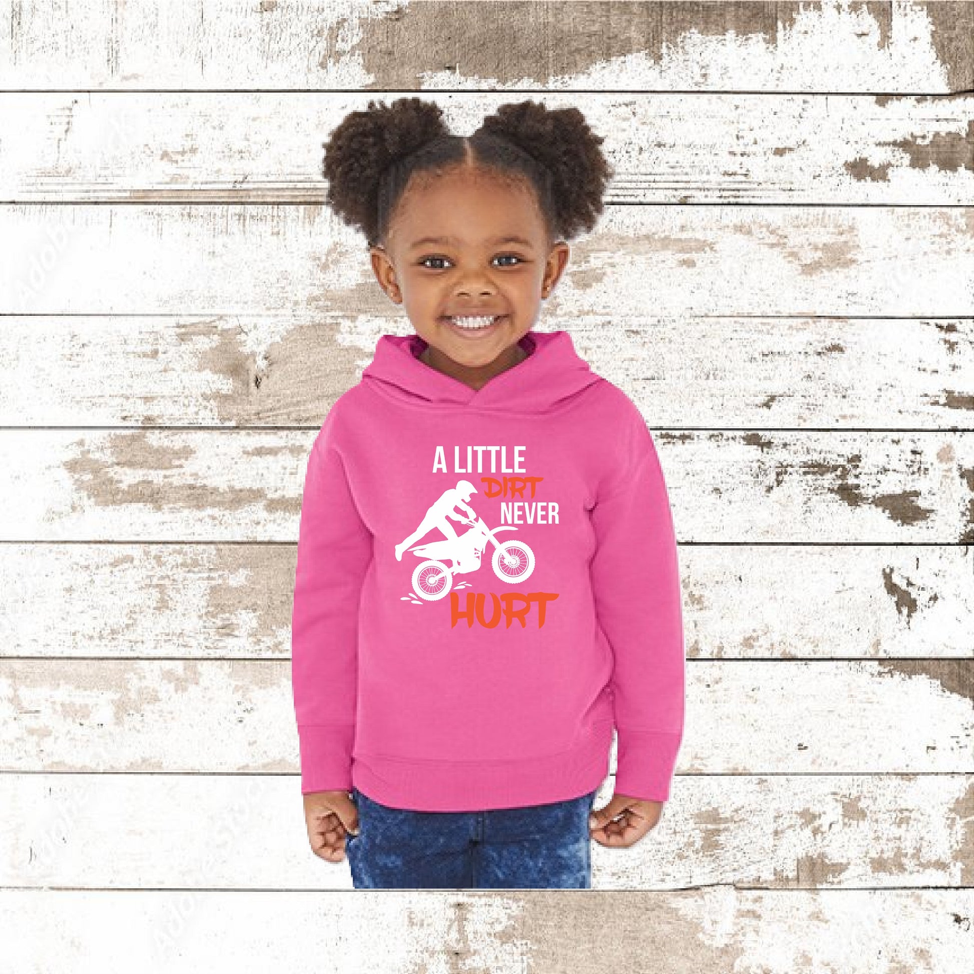 A LITTLE DIRT NEVER HURT TODDLER HOODIE