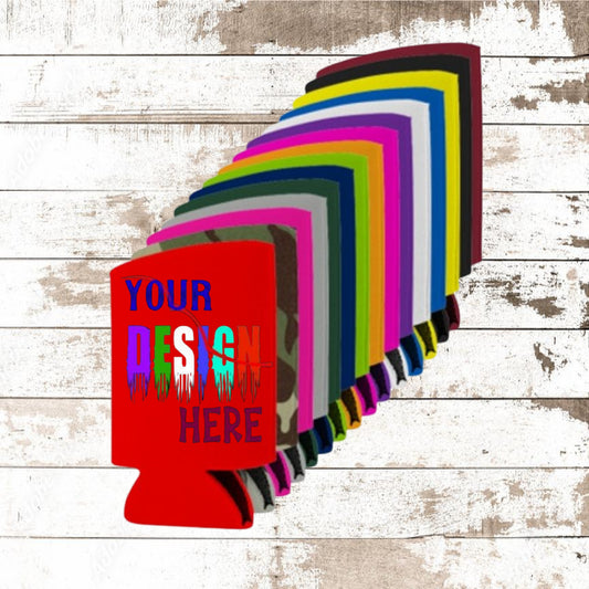 Custom Koozie Can Cooler - Qty 6