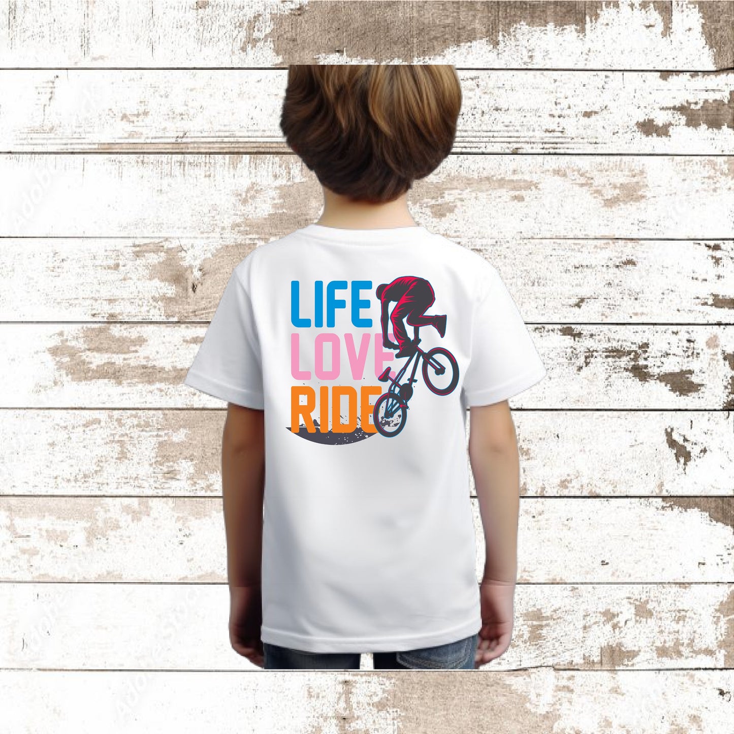 BMX Life Love Ride Youth T-Shirt