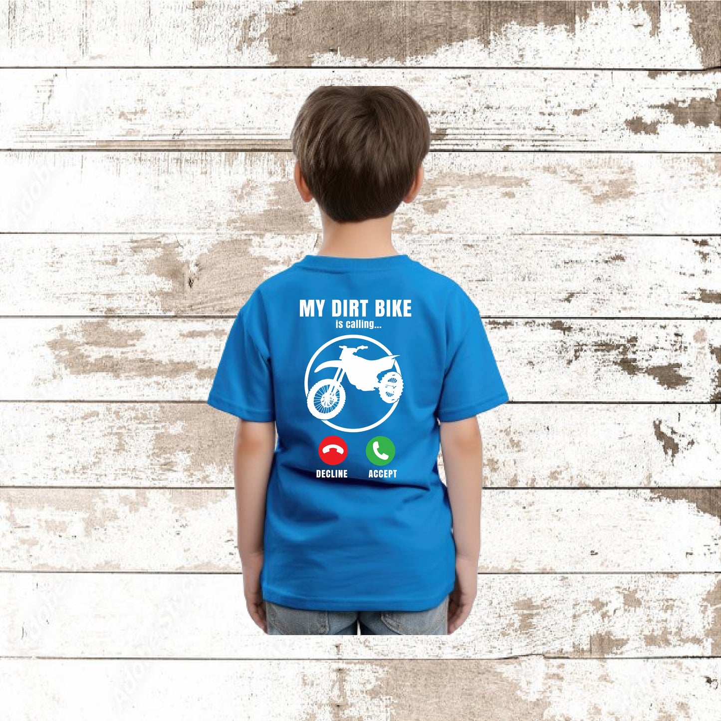 MOTOCROSS MY DIRT BIKE IS CALLING YOUTH T-SHIRT