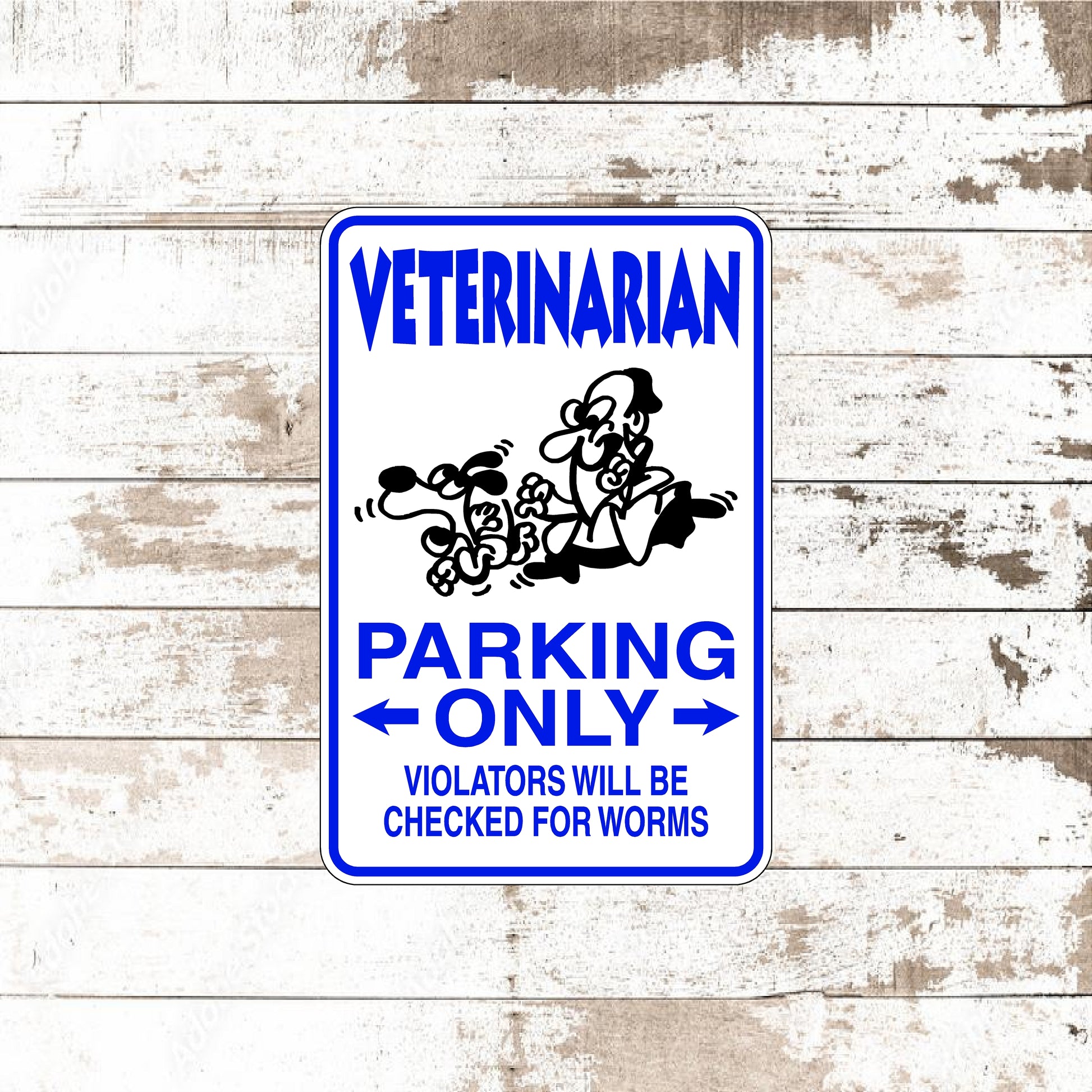 Dezert Graphic Worx,veterinarian,sign,aluminum