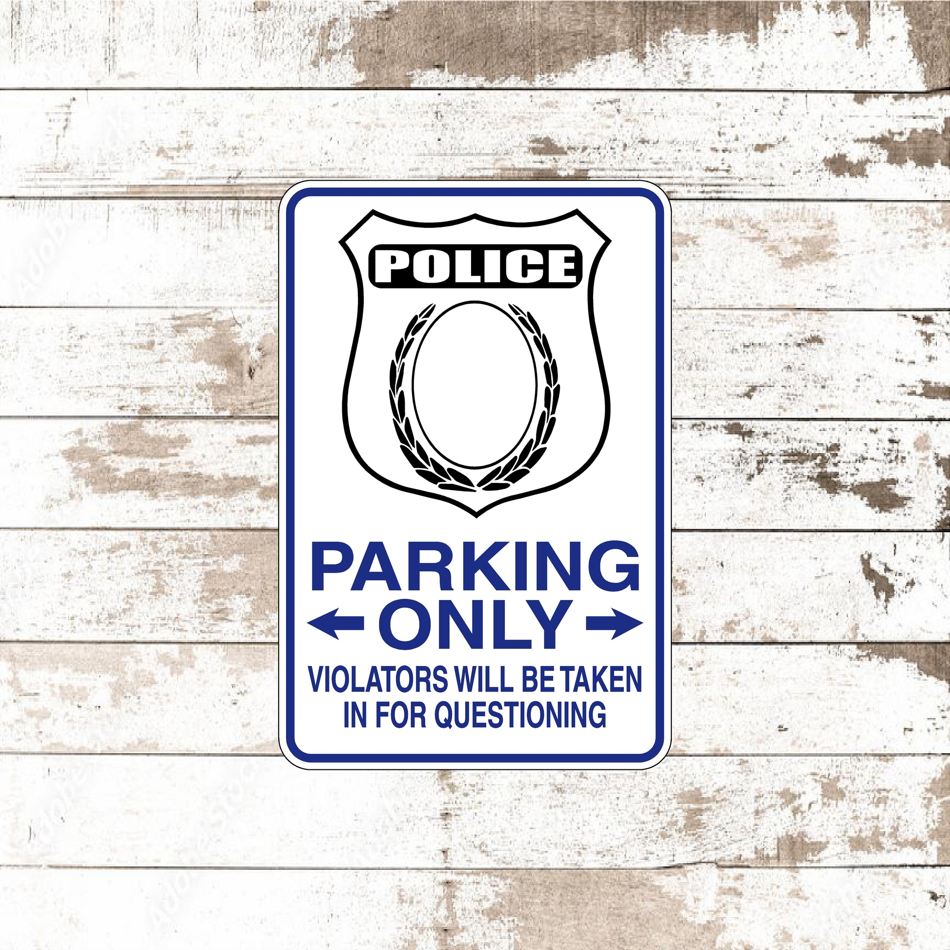 Dezert Graphic Worx,police,sign,aluminum