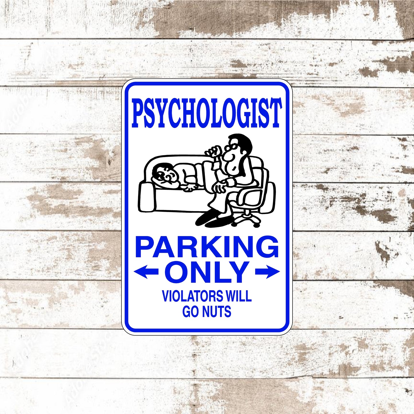 Dezert Graphic Worx,psychologist,sign,aluminum