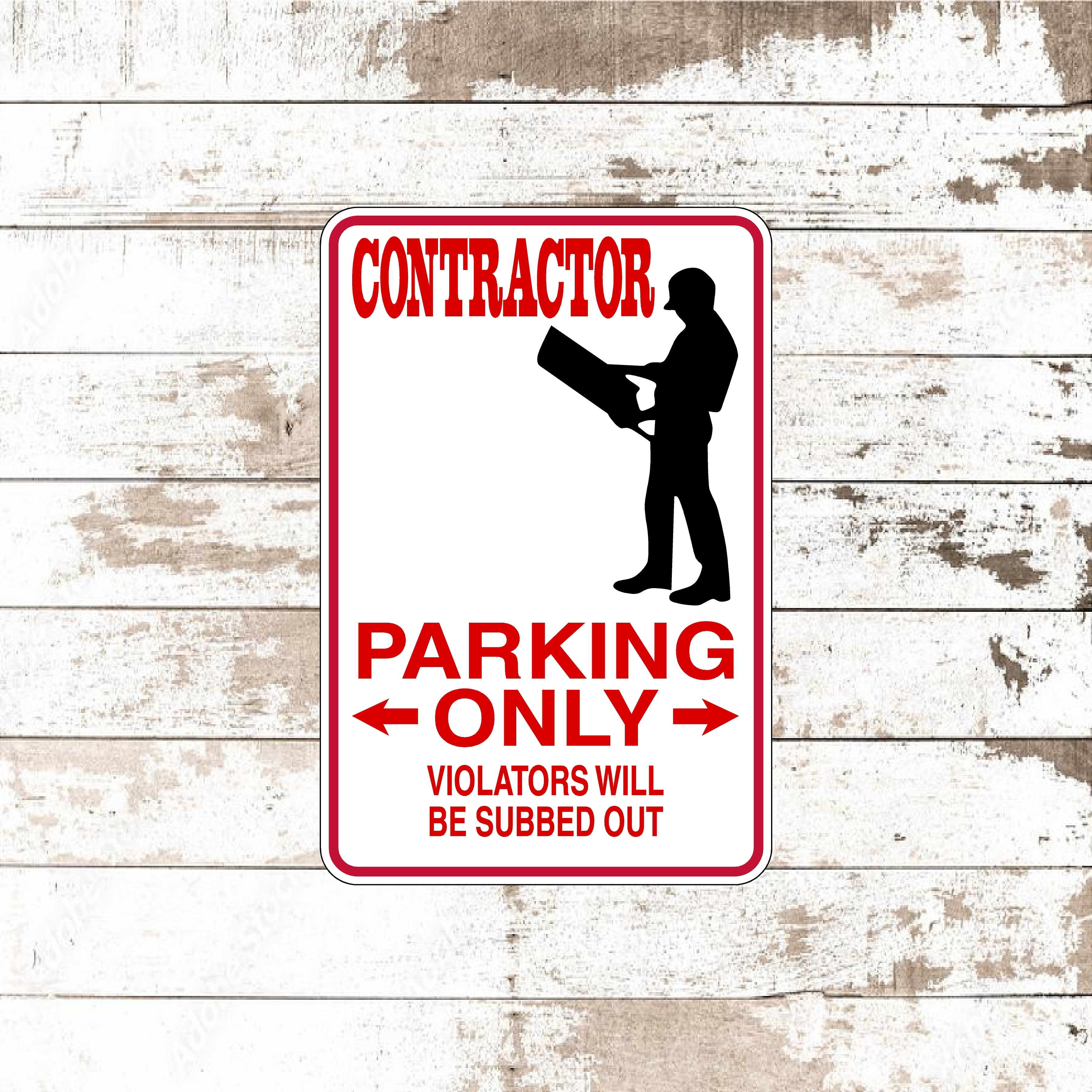 Contractor Sign - Dezert Graphic Worx