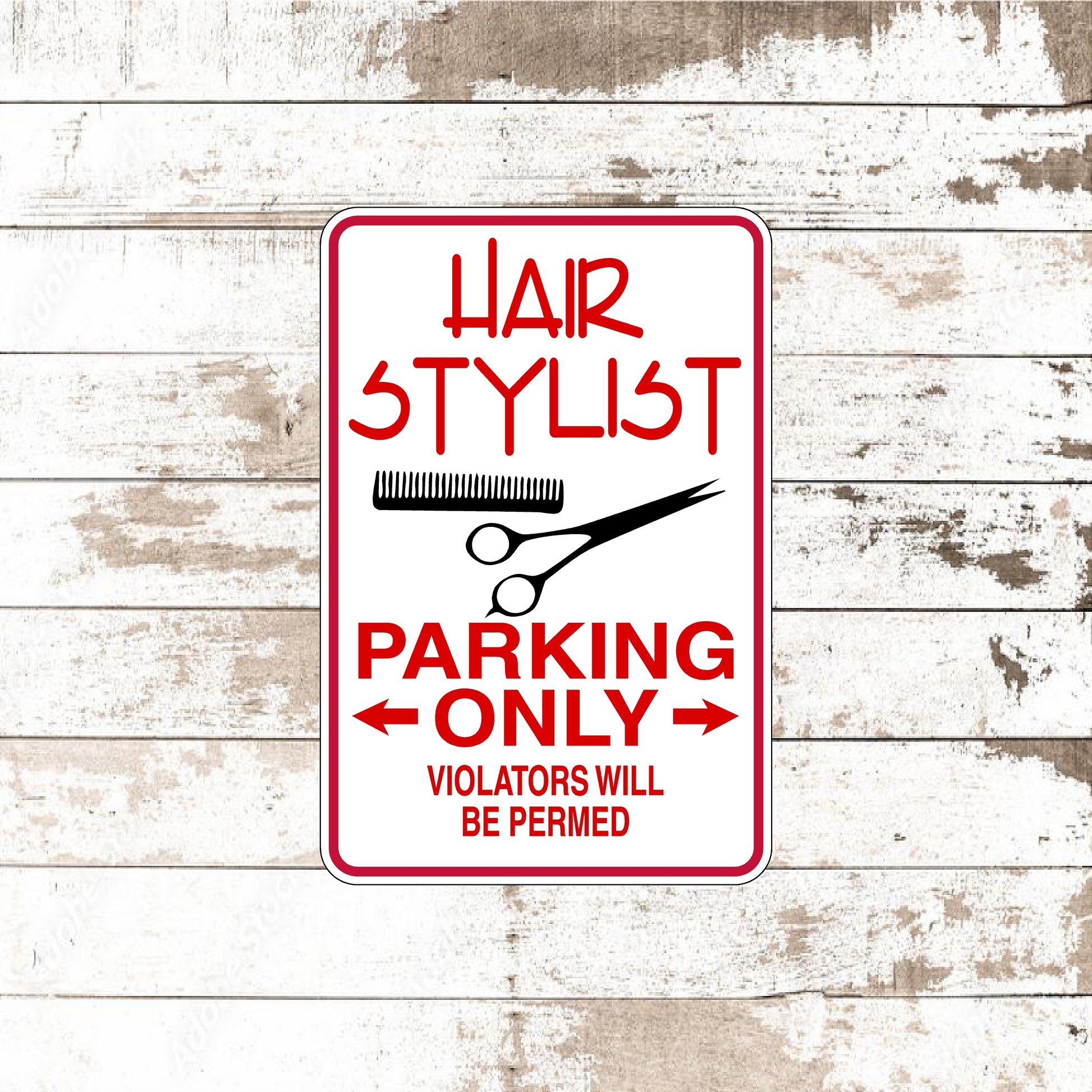 Dezert Graphic Worx,hair stylist,sign,aluminum