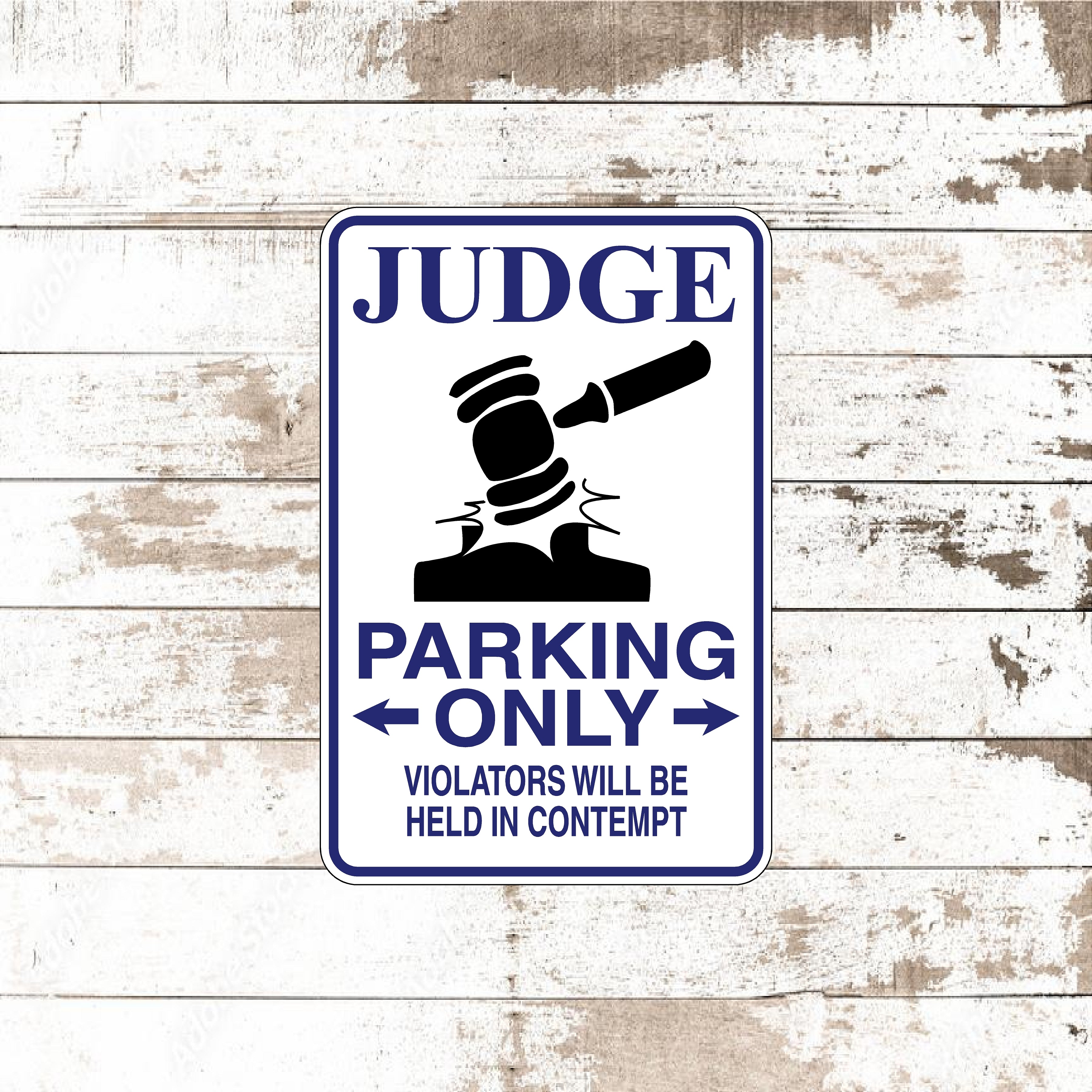 Judging Sign Judge Sign - Dezert Graphic Worx