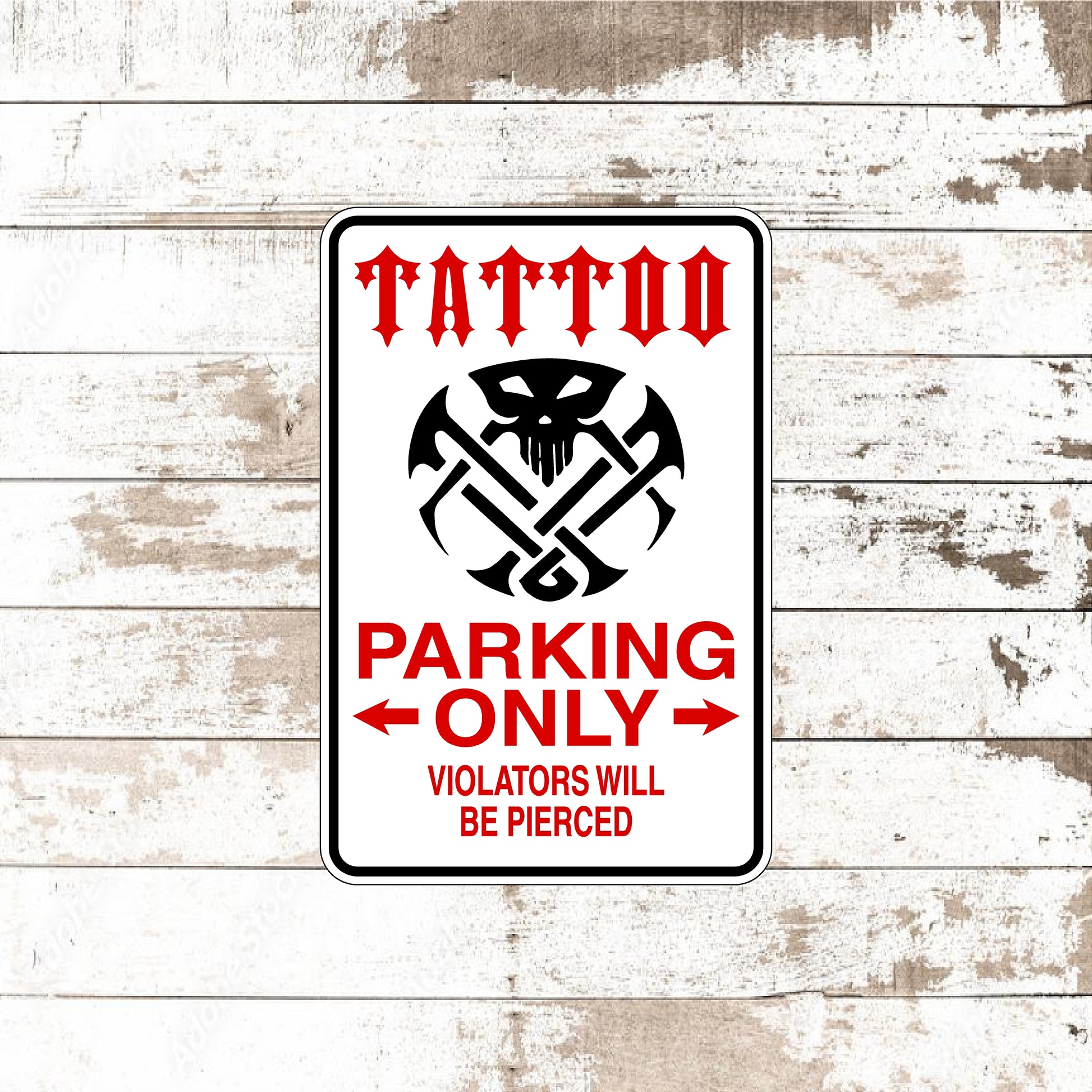 Dezert Graphic Worx,tattoo artist,sign,aluminum