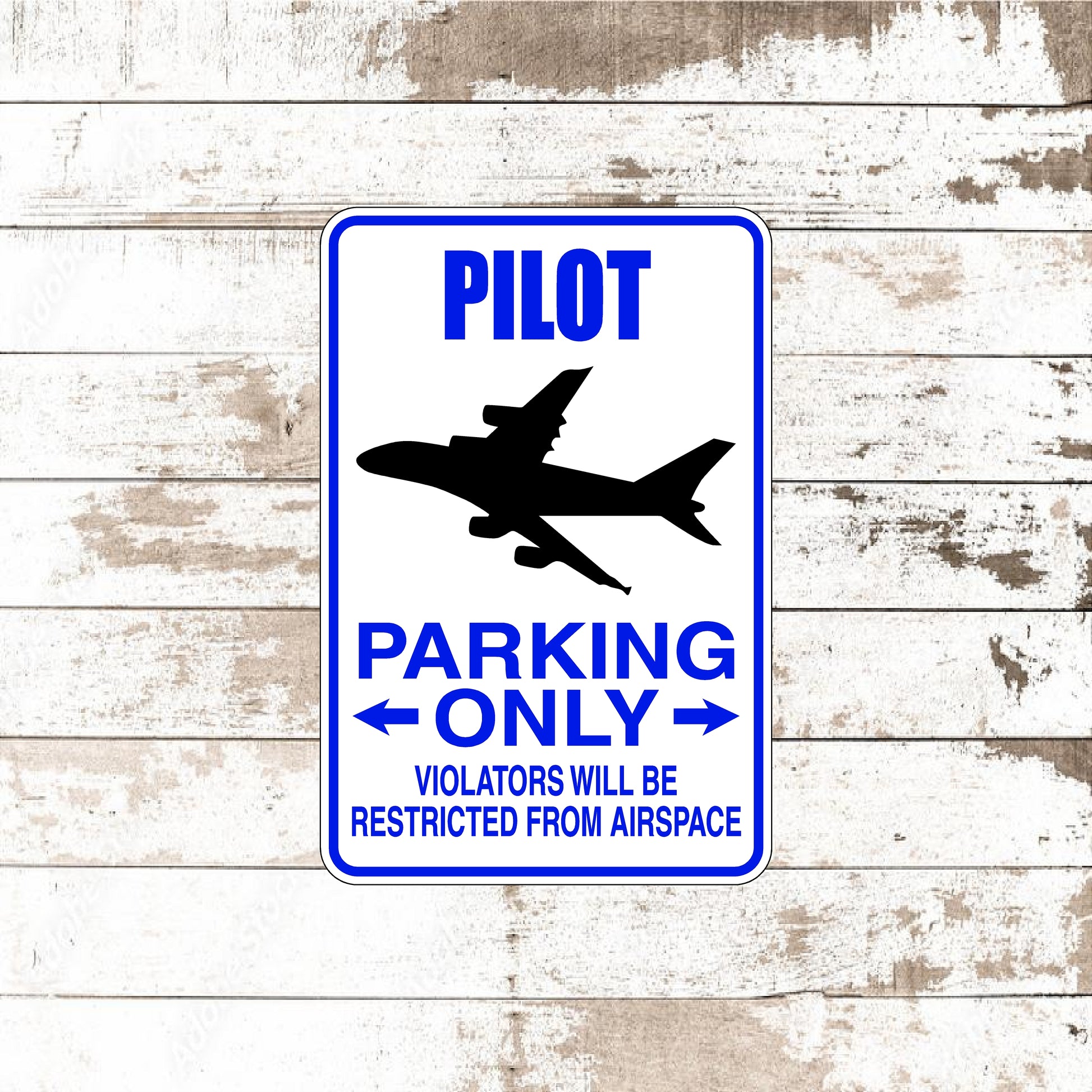 Dezert Graphic Worx,pilot,sign,aluminum