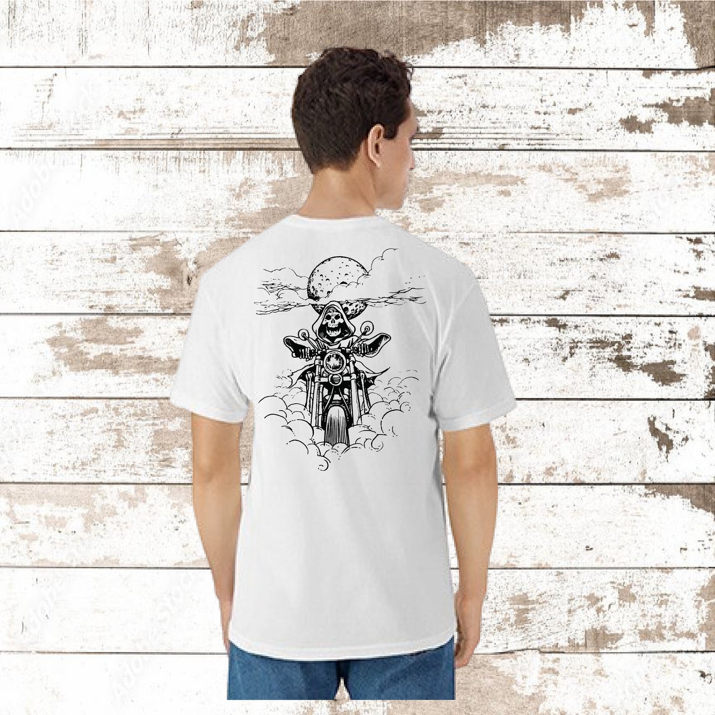 SKELETON MOTORCYCLE T-SHIRT