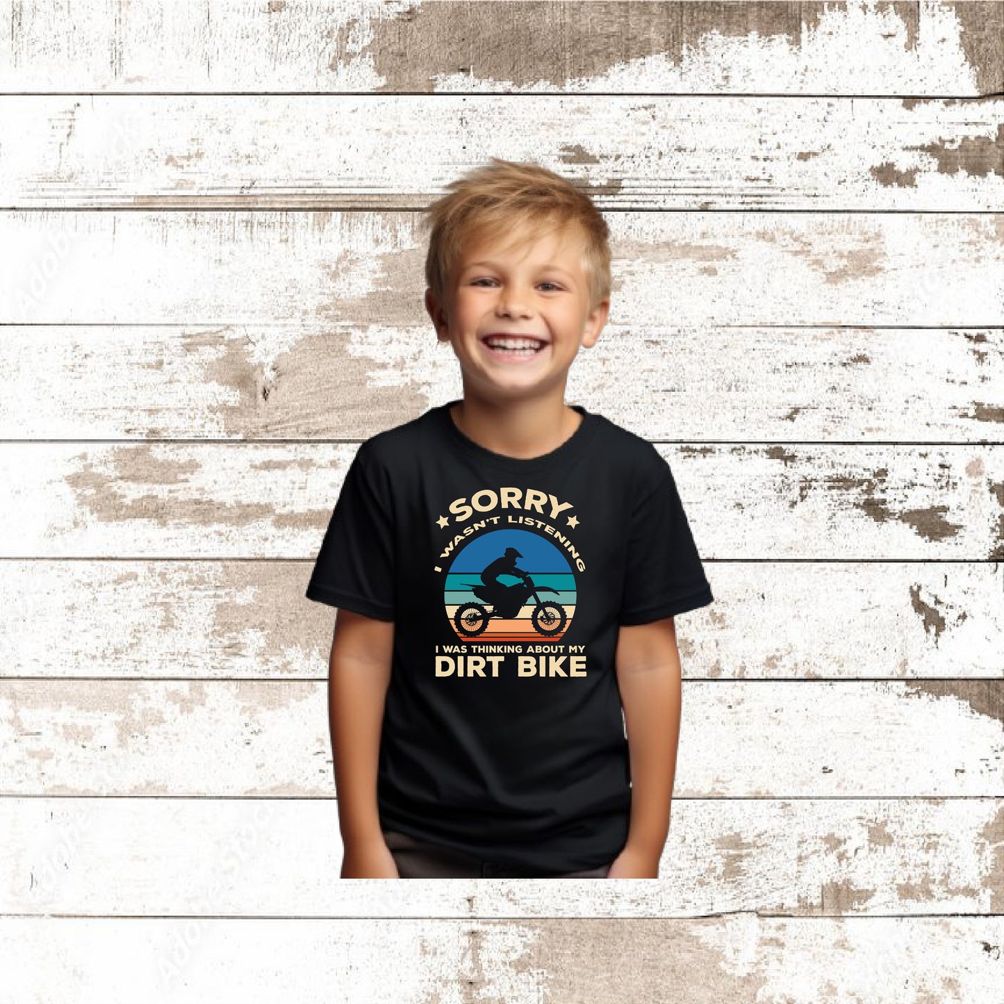 MOTOCROSS SORRY I WAS NOT LISTENING YOUTH T-SHIRT