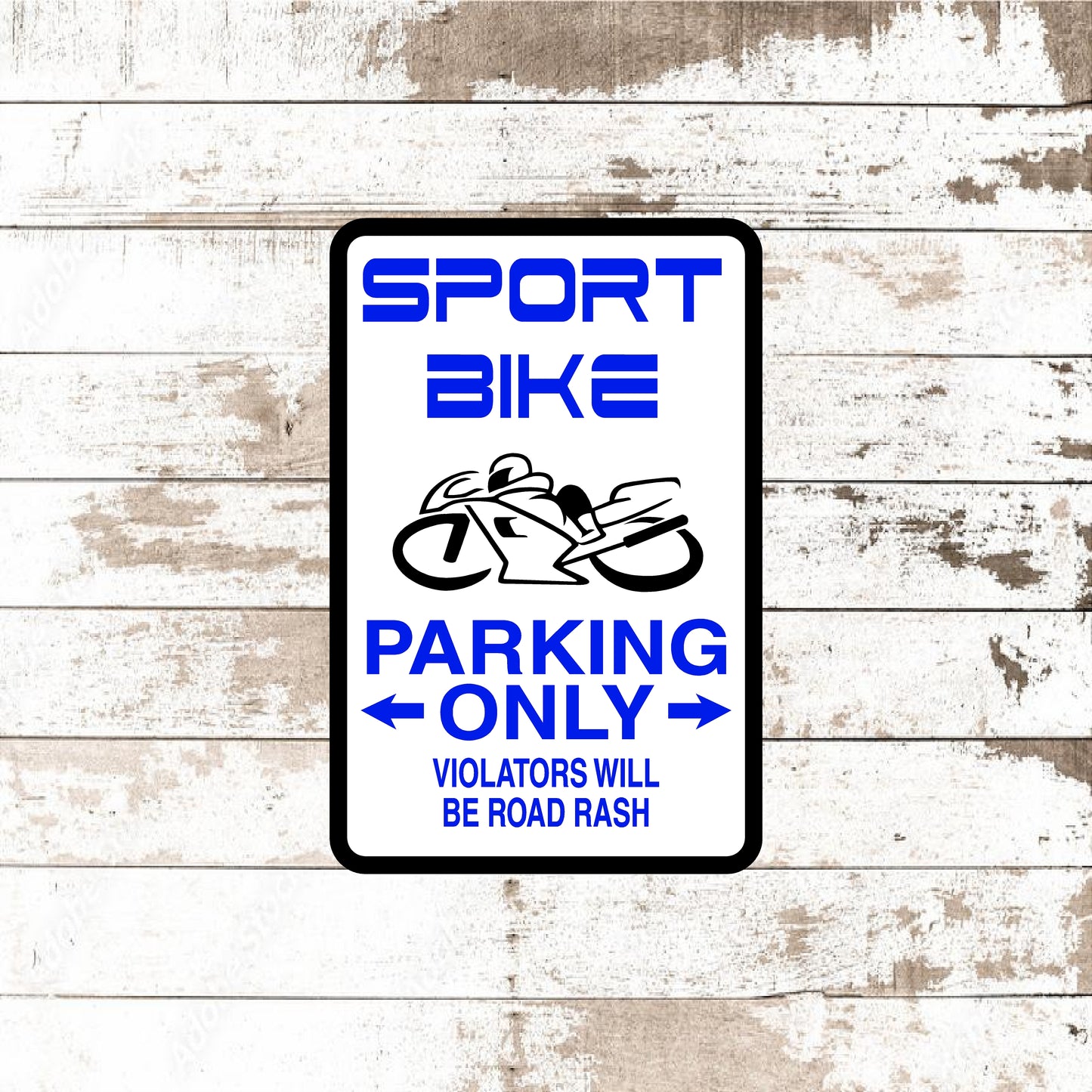 Dezert Graphic Worx,motorcycle,sport bike,sign,aluminum