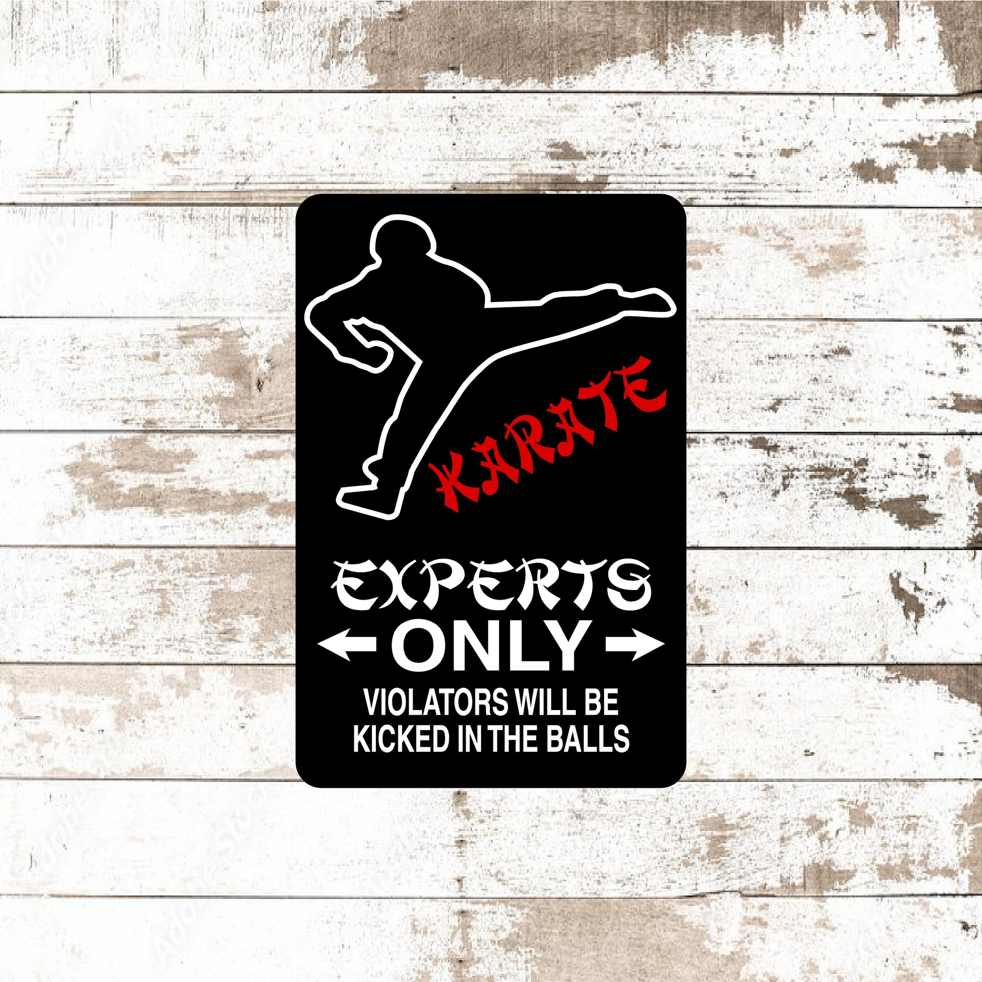 Dezert Graphic Worx,karate,sign,aluminum