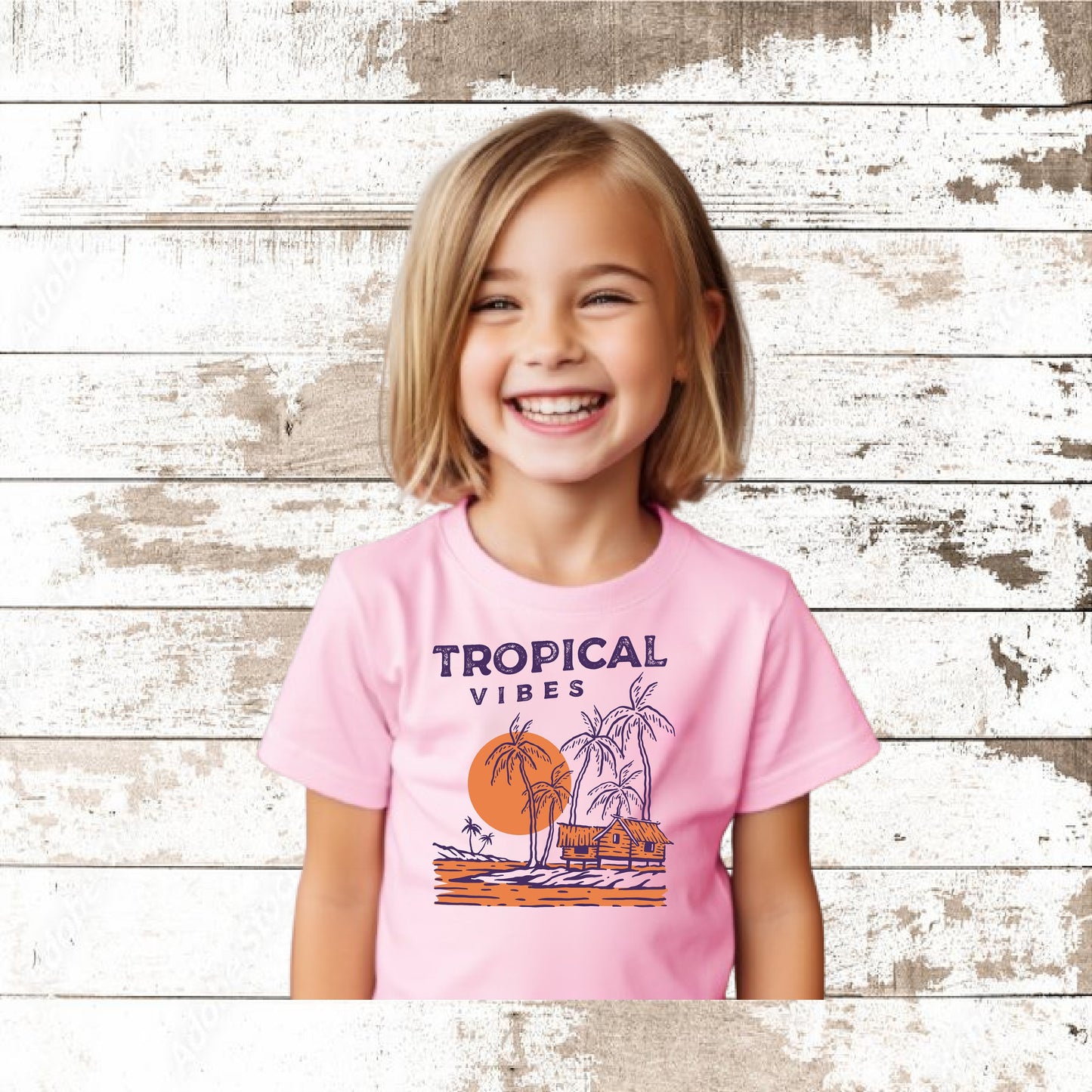 TROPICAL VIBES YOUTH T-SHIRT