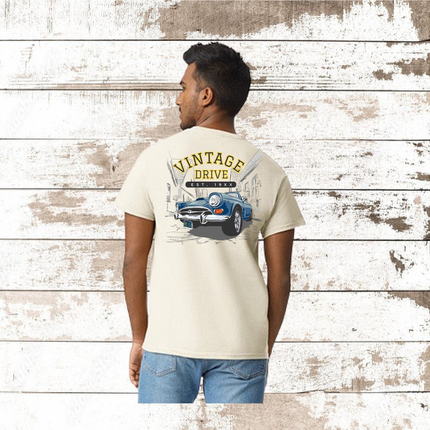 Car Vintage Drive T-Shirt – Classic Fit